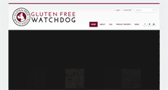 Desktop Screenshot of glutenfreewatchdog.org